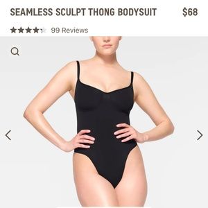 SKIMS seamless sculpt thing bodysuit